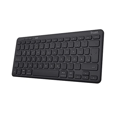 Abbildung von Trust Lyra Compact Tastatur Schwarz Qwertz