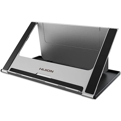 Abbildung von HUION Tragbarer Schreibtischständer Faltbarer Ständer Verstellbarer Multi Winkel Desktop Halter Universal Grafiktablett bis zu Einer Länge von 18 Zoll: Perfekt für Kamvas 16, Pro 16