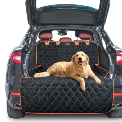 Abbildung von AGALUS Auto Hundematte, für Mercedes EQC 2019+ Wasserdicht Kratzfest Hundedecke Kofferraum mit Autodecke Schutzmatte