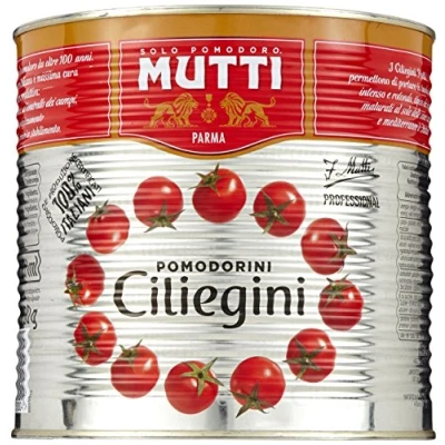 Abbildung von 6x Mutti Pomodorini ciliegini Kirschtomaten, 2.5 kg + Italian gourmet polpa 400g