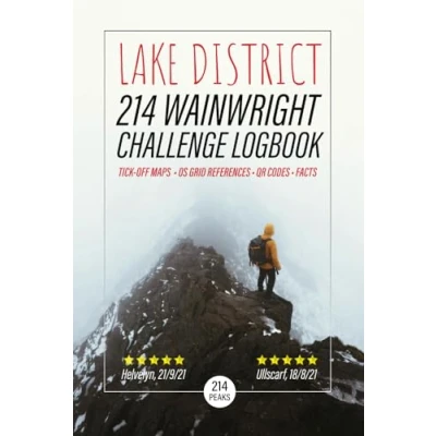 Abbildung von Lake District 214 Wainwright Challenge Logbook: Hiking In The Lakes With OS Grid References, Tick Off Maps, Fell Finder, 6 x 9 Backpack Size, 240 Pages (Lake Books)