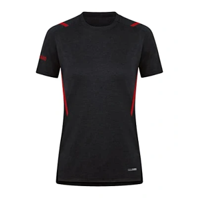 Abbildung von JAKO Challenge Tshirt print, Herren, Größe: Medium, Schwarzrot
