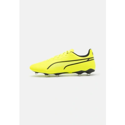 Abbildung von Puma KING Match FG/AG Fußballschuh Nocken, Herren, Größe: 40, Electric lime/black Schuhe