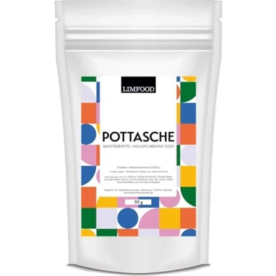 Abbildung von Limfood 50g Pottasche zum Backen Kaliumcarbonat E501 als Backtriebmittel für Lebkuchen