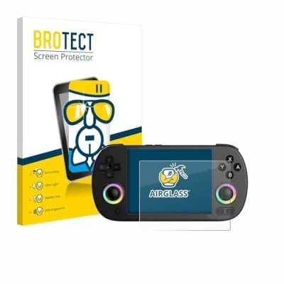 Abbildung von BROTECT Schutzglas für Anbernic RG40XX H Schutzfolie Panzer Folie Glas [Extrem Kratzfest 9H, Anti Fingerprint, Ultra Transparent]