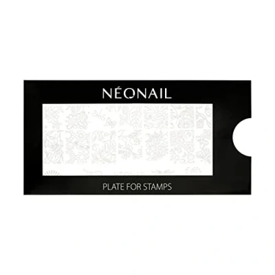 Abbildung von NEONAIL Stamping Plate 07 Platte Schablonen Nail Art Nageldesign Nagel Stempel Schablone French Nails Nagelkunst