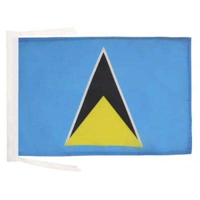 Abbildung von AZ FLAG Flagge St. Lucia 45x30 Cm Mit Kordel Santa Fahne 30 x 45 Flaggen