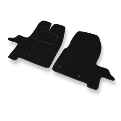 Abbildung von Mossa Fußmatten Auto kompatibel mit Ford Transit Custom (2012 ) schwarz Automatten Autoteppiche