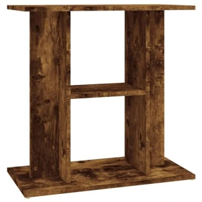 Abbildung von vidaXL Aquariumunterschrank Aquariumständer Räuchereiche 60x30x60 cm Spanplatte Aquarium Unterstan