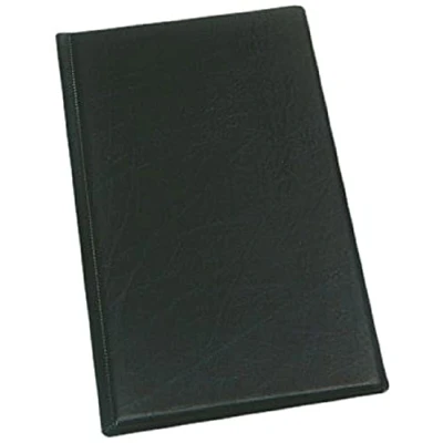 Abbildung von Esselte 56837 Visitenkartenbuch, für 128 Visitenkarten, Kunststoff, schwarz