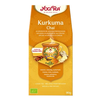 Abbildung von Yogi Tea Bio Tea® Kurkuma Chai lose, 90 g