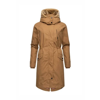 Abbildung von Ragwear Regenjacke / wasserabweisende Jacke, Damen, Größe: XS, Camel