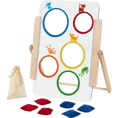 Abbildung von goki Spielzeug Gartenset Zielwurfspiel für Klein und Groß