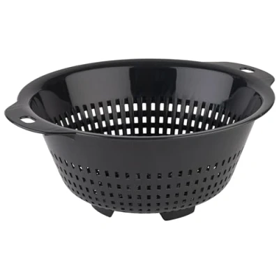 Abbildung von APS 787 Seiher, Küchensieb mit Ø 27,5 cm, Höhe 12 Nudelsieb, Abtropfsieb ergonomischen Griffmulden, anthrazit