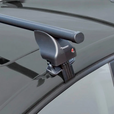 Abbildung von Dachträgersatz Twinny Load Stahl S57 kompatibel mit Ford Focus IV HB 5 türer 2018 &amp; Renault Captur 2013