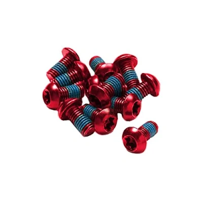 Abbildung von Reverse Components Women&#039;s Disc Rotor Bolt Set 12 pcs. (Red), Rot, M5x10