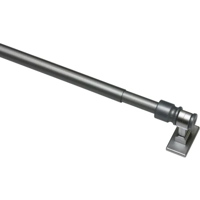 Abbildung von Scheibenstange Cafehausstange Metall, GARDINIA, Ø 12 mm, 1 läufig, ausziehbar, verschraubt, Serie Caféhausstange California mm