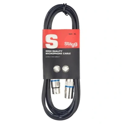 Abbildung von Stagg SMC1 BL Mikrofon Kabel (1m, XLR Buchse auf Stecker) blau