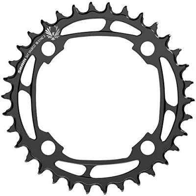 Abbildung von SRAM Europe Unisex Erwachsene Fahrradkettenblatt 2286482356 Fahrradkettenblatt, Schwarz, 34 Zähne, 104mm