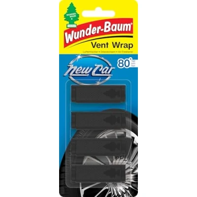 Abbildung von Wunder Baum Luftreiniger VENT WRAP New Car Lüftungsgitter Duft Clips WUNDERBAUM 4er Set