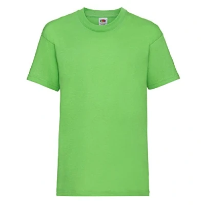 Abbildung von Fruit of the Loom Jungen T Shirt, Limette, 5 6 Jahre (116)