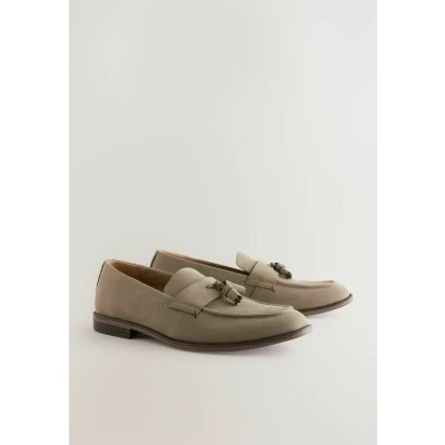 Abbildung von Next Regular FIT Tassel Slipper, Herren, Größe: 45, Taupe Schuhe