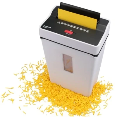 Abbildung von OLYMPIA OFFICE Aktenvernichter PS 55 CC, Partikelschnitt, Sicherheitsstufe P4, Kreditkarte, 10 Blätter, 21L