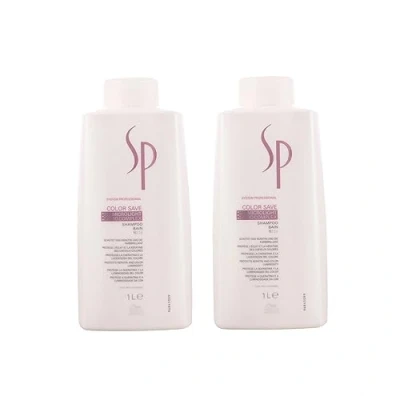 Abbildung von 2er Wella SP System Professional Color Save Shampoo, 1000 ml