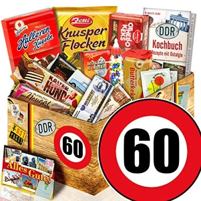 Abbildung von Ostpaket L Geburtstag 60 Mama DDR Suessigkeiten Box