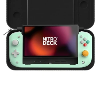 Abbildung von CRKD Nitro Deck Retro for Switch &amp; OLED Limited Edition with Case (Mint) (INT)