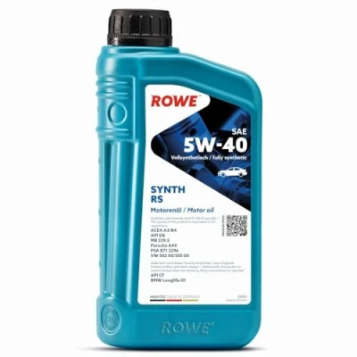 Abbildung von ROWE Hightec Synt RS SAE 5W 40 1 Liter PKW Motoröl vollsynthetisch (HC Synthese) Made in Germany