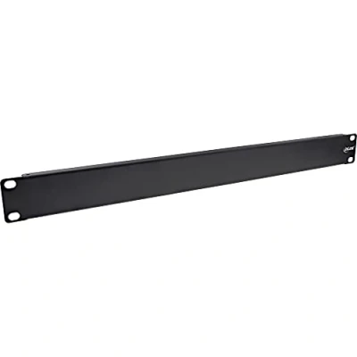 Abbildung von InLine® 19&quot; Blindplatte, 1HE, RAL 9005 schwarz