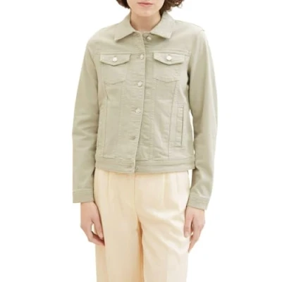 Abbildung von TOM Tailor Jeansjacke, Damen, Größe: Medium, Desert green