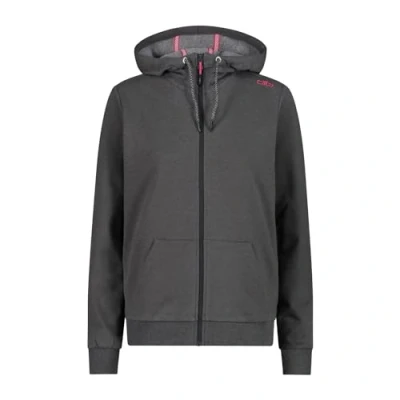 Abbildung von CMP Damenjacke mit fester Kapuze, Anthrazit Mel., XL