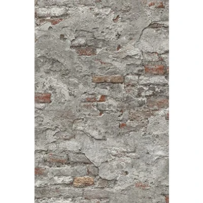 Abbildung von Rasch Strukturtapete Das Beste, Industrial Steinoptik, braun grau