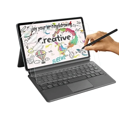 Abbildung von [3 Stück] Like Matte Papier Folie für Samsung Galaxy Tab S9 FE 2023 / S8 2022 11 zoll, [Blendfreiem] PET Gefühl Displayschutzfolie zum Zeichnen, Schreiben, Skizzieren