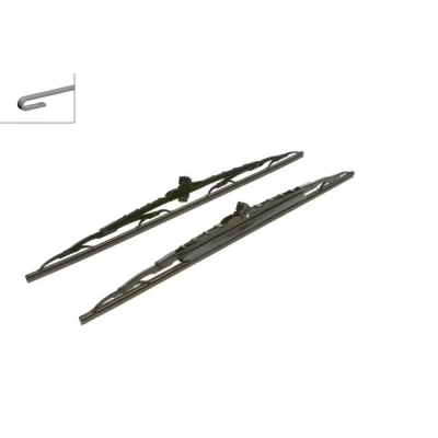 Abbildung von Scheibenwischer Bosch Twin Spoiler 3 397 118 451 Standard SAAB: 9 5 Kombi, Cabrio, CHEVROLET: Tahoe, Corvette C5 Coupe