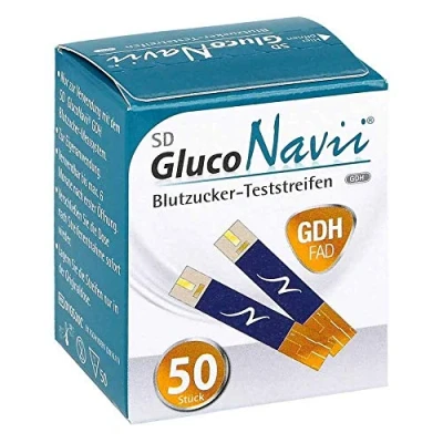 Abbildung von Sd Gluconavii Gdh Blutzucker teststreifen