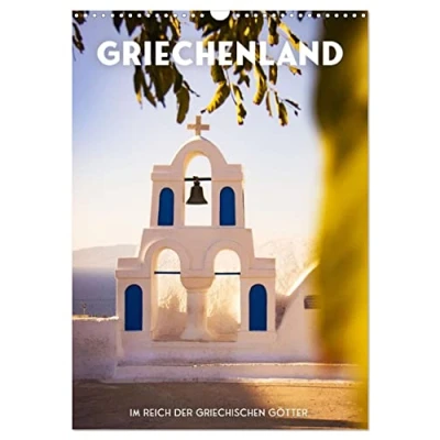 Abbildung von Griechenland Im Reich der griechischen Götter. (Wandkalender 2025 DIN A3 hoch), CALVENDO Monatskalender