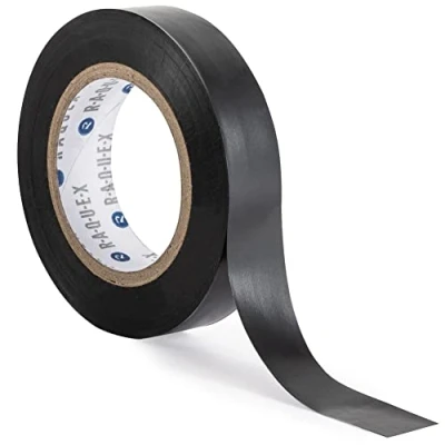 Abbildung von Raquex Griffband Abschlussband für Schläger Tennis, Badminton, Squash, Padel, Hockey und Sport. Leicht reißen, Overgrip Sicherungsband, 14 mm x 20 m