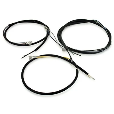 Abbildung von Kabelbaum für Schalterkombination 6 Volt mit Lichthupe Enduro Lenker, Hochlenker S51E, S70E