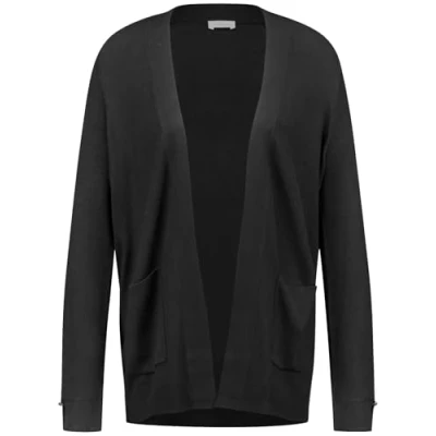 Abbildung von Gerry Weber Offener Strickjacke, Damen, Größe: 40, Schwarz