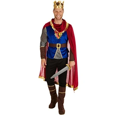 Abbildung von dressforfun Kostüm Herrenkostüm König, Langarmshirt mit Wappen Aufdruck