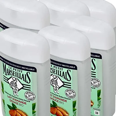 Abbildung von Le Petit Marseillais Duschgel mit Mandelmilch 6 x 250 ml aus Frankreich