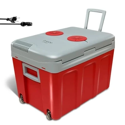 Abbildung von Elektrische Tragbare Kühlbox 40L für Camping und Auto 12V/220V Camper briebe