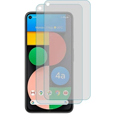 Abbildung von 4ProTec I 2X Schutzfolie KLAR passgenau für Google Pixel 4a 5G Bildschirmschutzfolie Schutzhülle