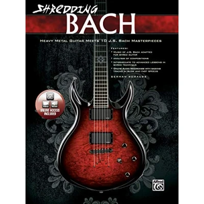 Abbildung von Shredding Bach: Heavy Metal Guitar Meets 10 J. S. Bach Masterpieces (incl. Online Code) (National Workshop)