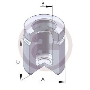 Abbildung von AUTOFREN SEINSA D025105 Kolben, Bremssattel 38 Hinterachse BMW: 3 Limousine, Touring, Cabrio, SAAB: 9 Cabrio