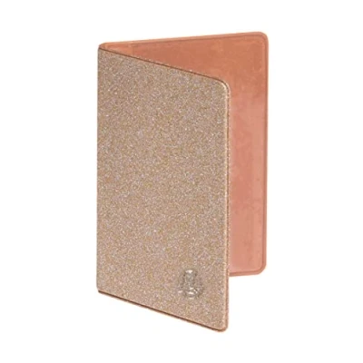 Abbildung von Exacompta 5105143E Kartenhalter Glitzer und Lackmaterial Zur Aufbewahrung mehrerer Karten, Kredit oder Kantinenkarten 10 cm x 7 Eden Kollektion Silk Gold