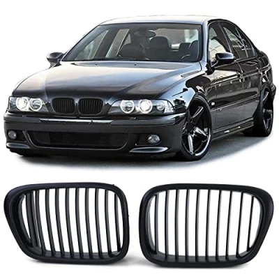 Abbildung von Sport Kühlergrill Performance Schwarz Matt passend für BMW 5er E39 95 03